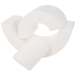 Lot de 3 gros blocs en mousse Arc-en-ciel mini