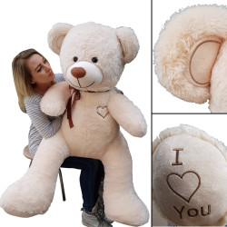 Osito grande de peluche con cabeza grande, 160cm