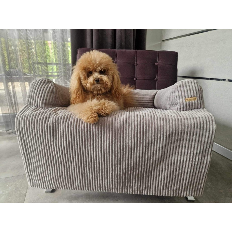 Couch Tessuto Divano Per Cani Divano Letto Per Cani Colore Crema-b