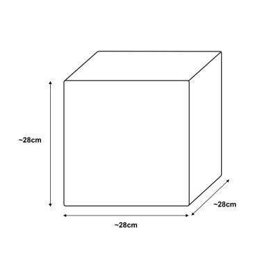 Lot de 4 blocs en mousse - Cubes Lot de 4 blocs en mousse - Cubes