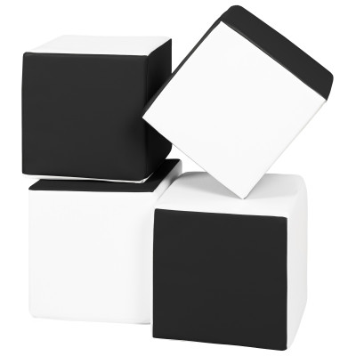 Lot de 4 blocs en mousse - Cubes Lot de 4 blocs en mousse - Cubes